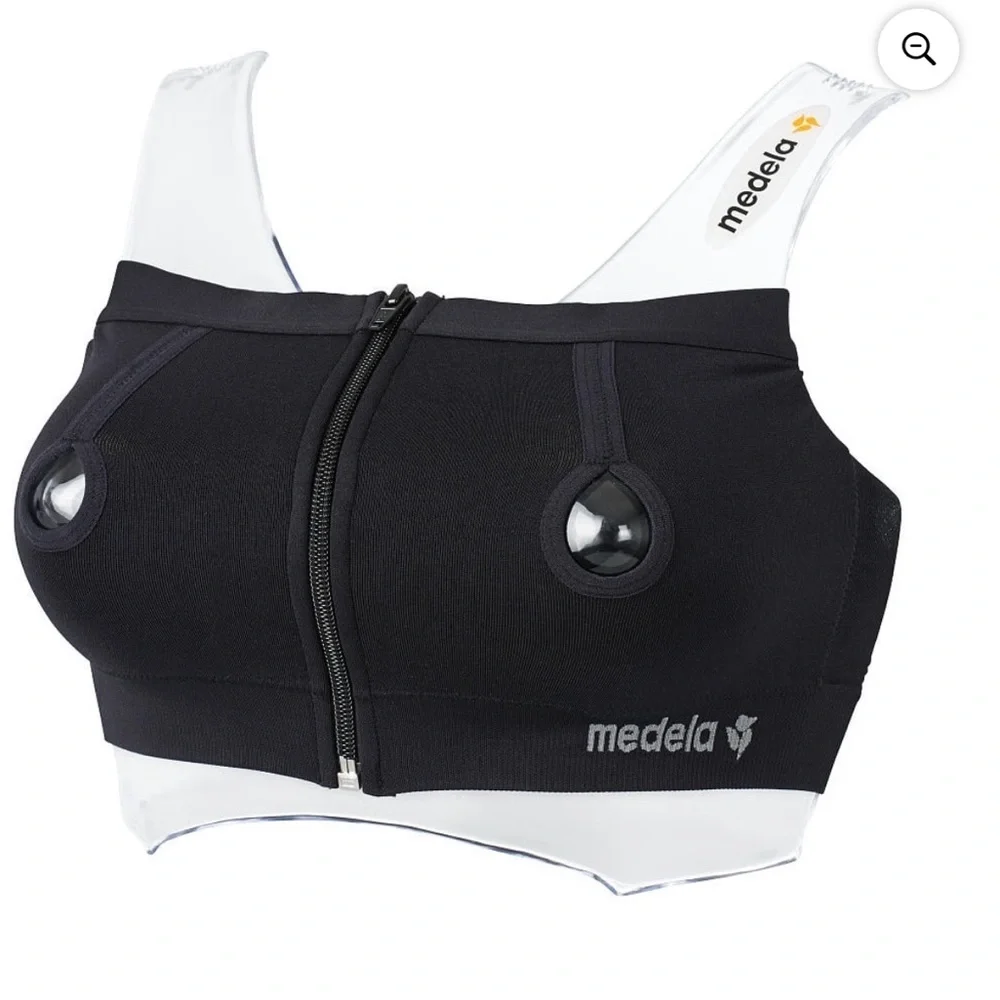 Medela Black Hands-Free Pumping Bra Size Large